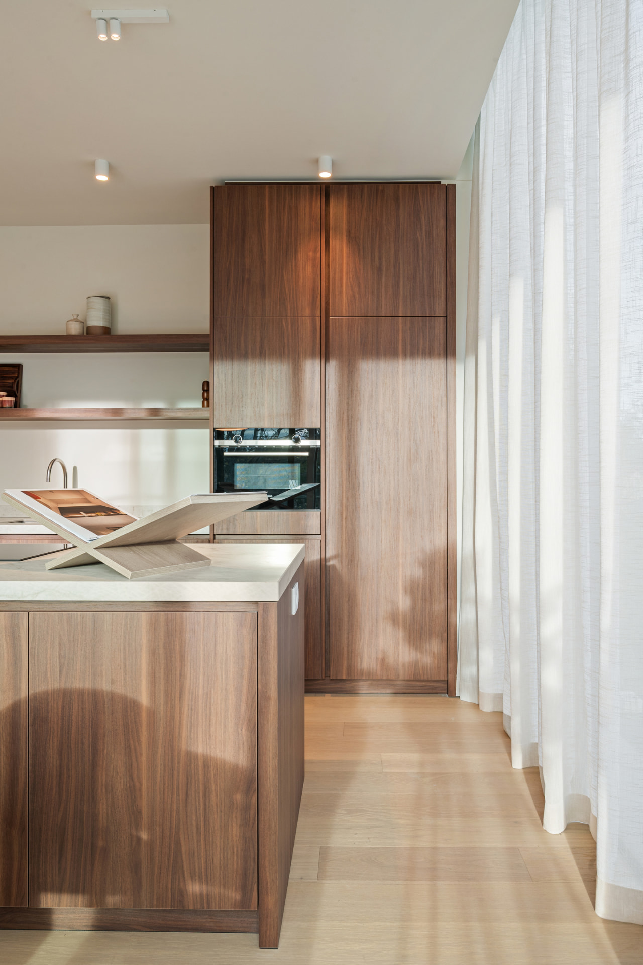 Keuken van het modelappartement