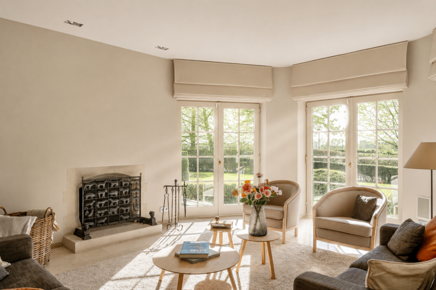 Villa in het Leiepark met uitzicht op de Ooidonk Meersen. — foto 5