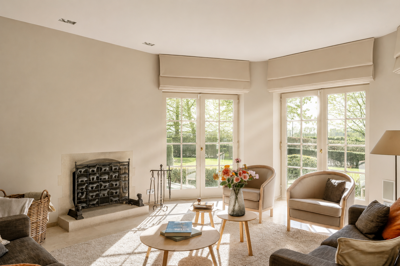 Villa in het Leiepark met uitzicht op de Ooidonk Meersen. — foto 4