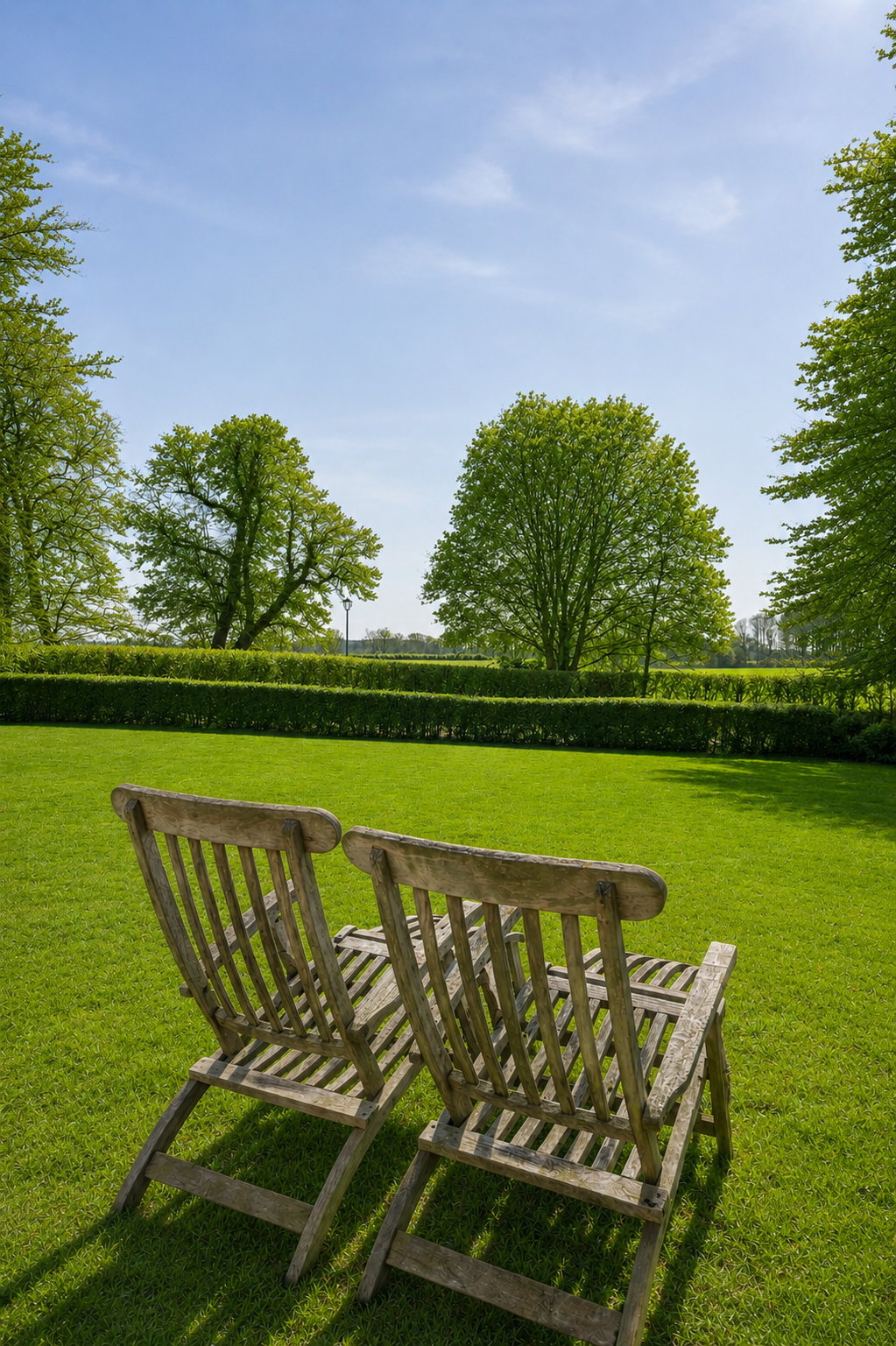 Een tuin ontworpen voor buitenleven